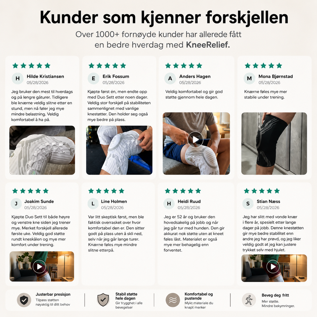 KneeRelief- Premium Knestøtte