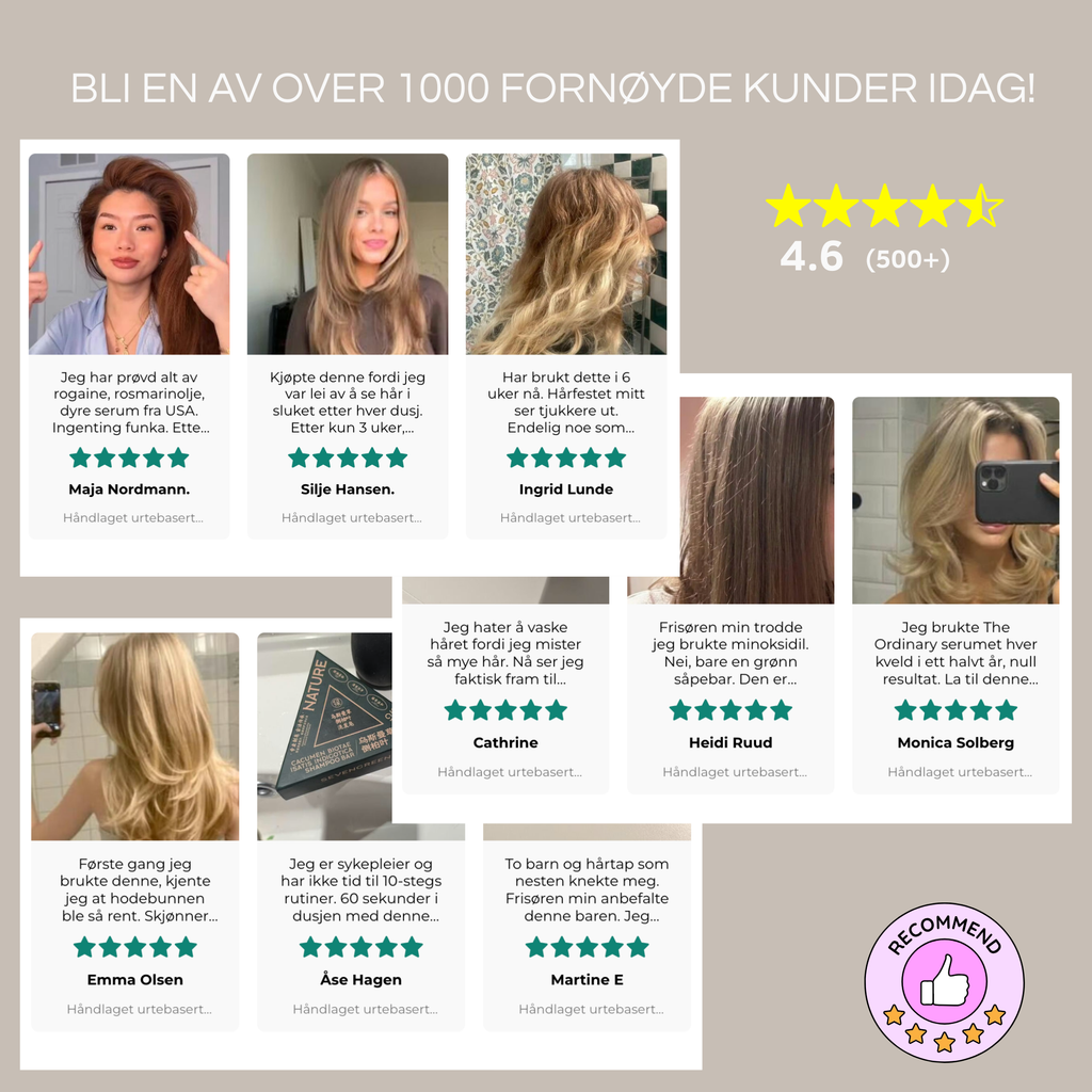 Håndlavet urtebaseret shampoobar