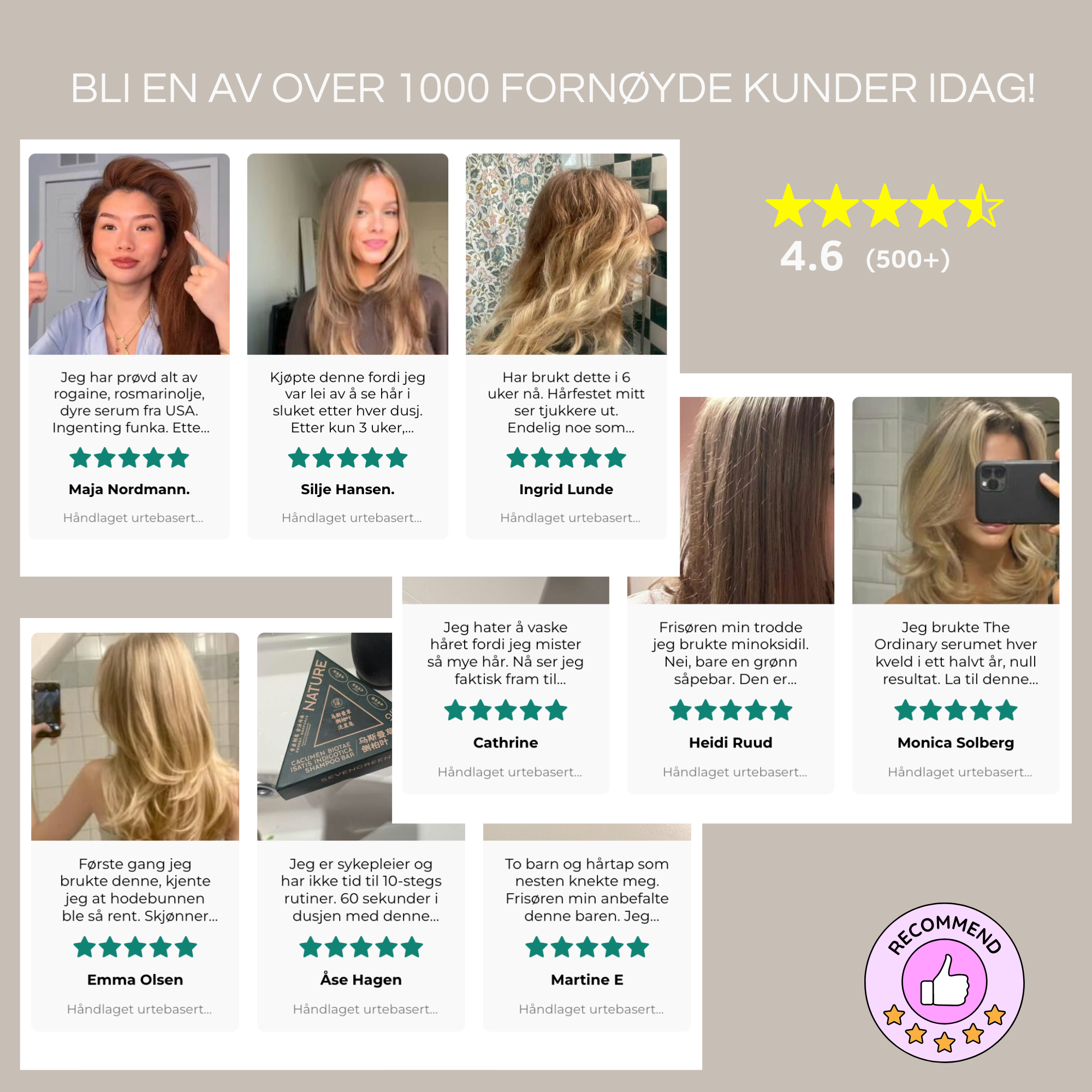 Handgjord örtbaserad schampotvål